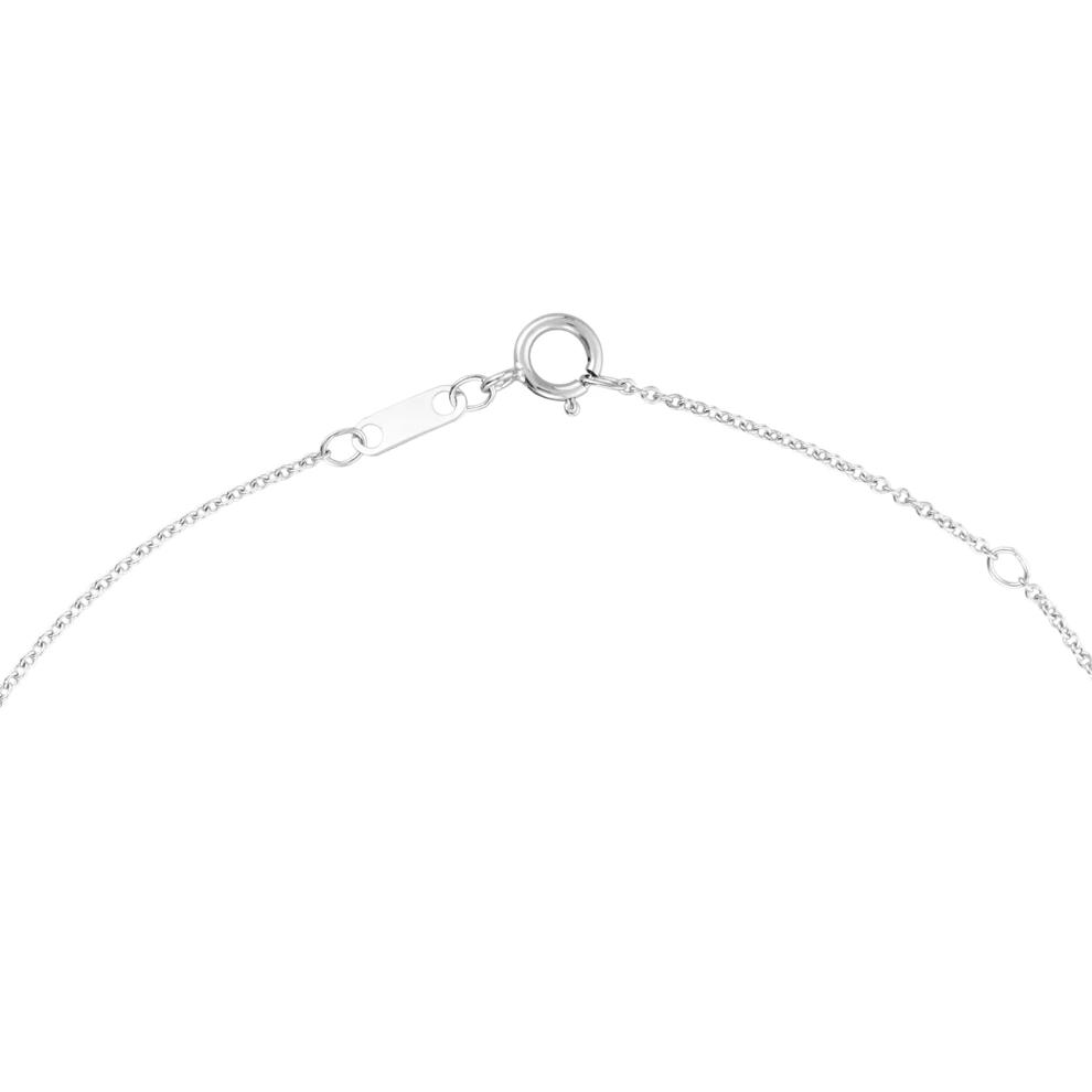 Diamond Chevron Lariat Necklace in 10K White Gold (1/6 ct. tw.) – Image 2 of 4