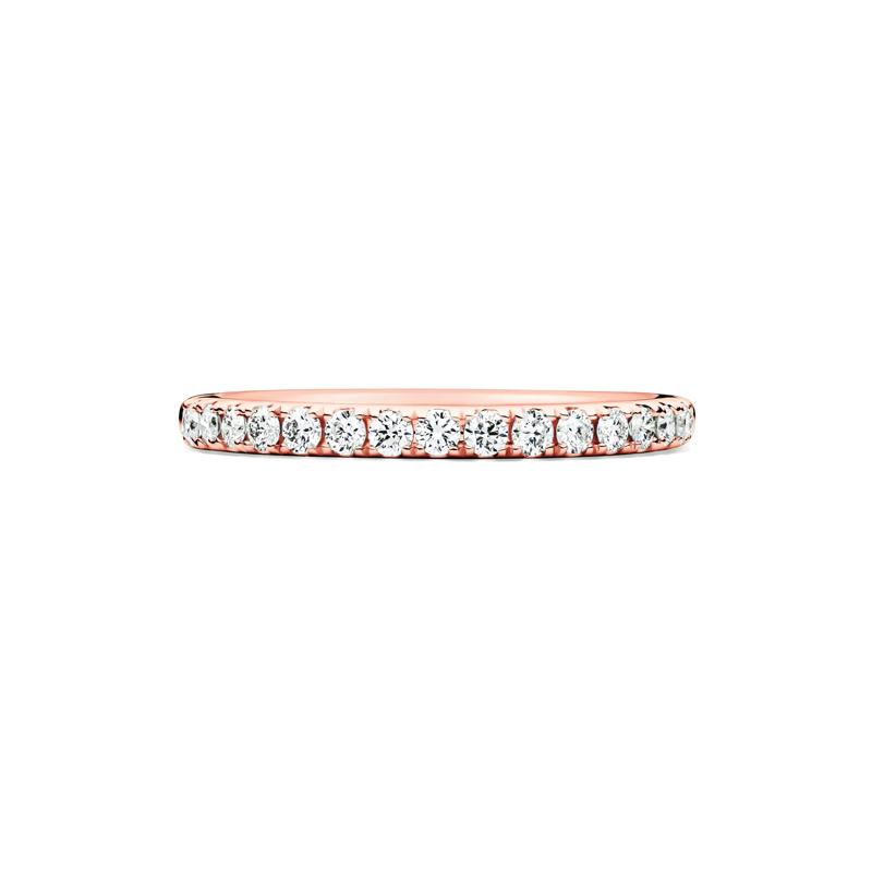 1/3 ct. tw. Lab Grown Diamond Band in 14K Rose Gold – Image 1 of 4