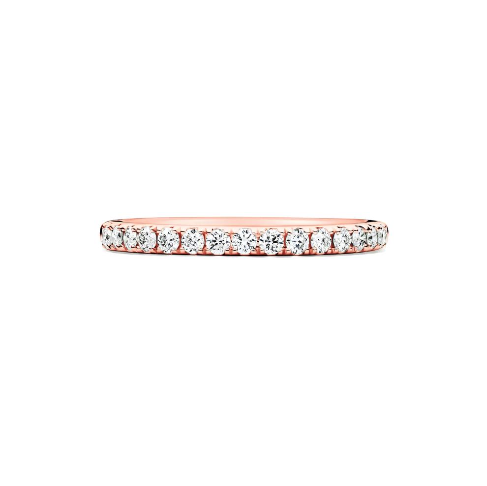 1/3 ct. tw. Lab Grown Diamond Band in 14K Rose Gold – Image 1 of 4