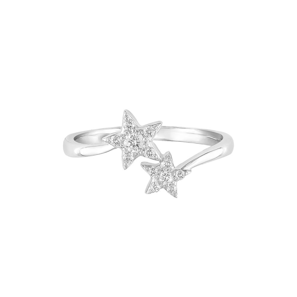 Diamond Star Ring in 10K White Gold (1/7 ct. tw.) – Image 1 of 3