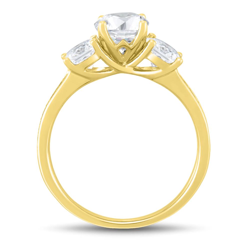 Lab Grown Diamond Engagement Ring in 14K Yellow Gold (2-1/4 ct. tw.) – Image 2 of 3