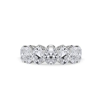Lab Grown Diamond Oval Eternity Band in Platinum (10 1/2 ct. tw.)