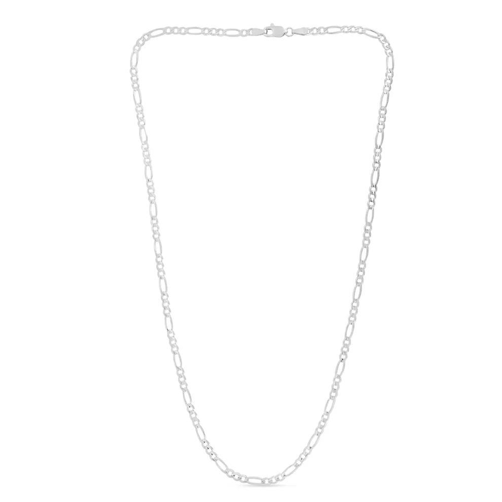 Figaro Link Chain in Sterling Silver, 2.8mm, 18&rdquo; – Image 2 of 4