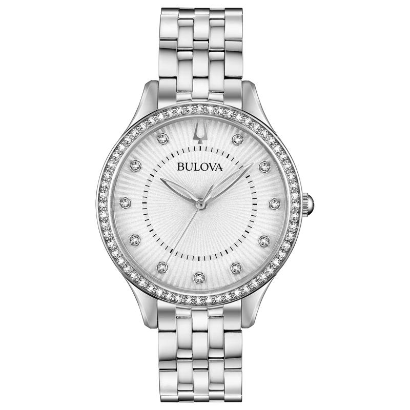 Ladies&#39; Bulova Watch in Stainless Steel, 34MM – Image 1 of 3