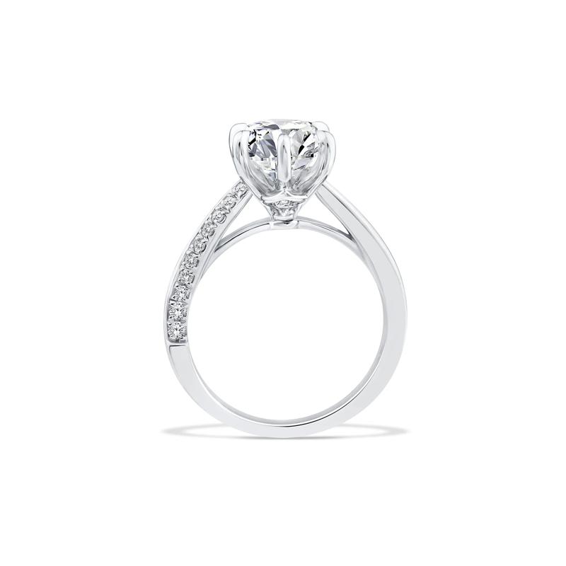 Lab Grown Diamond Marquise Engagement Set in Platinum &#40;3 ct. tw.&#41; – Image 2 of 6
