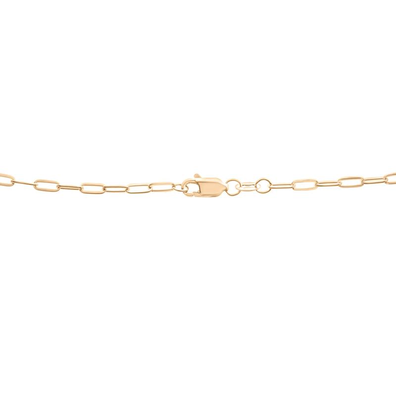 Lab-Created White Sapphire Lariat Necklace in Vermeil – Image 4 of 6