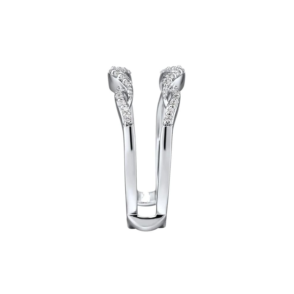 1/4 ct. tw. Diamond Ring Enhancer in 10K White Gold  – Image 3 of 4