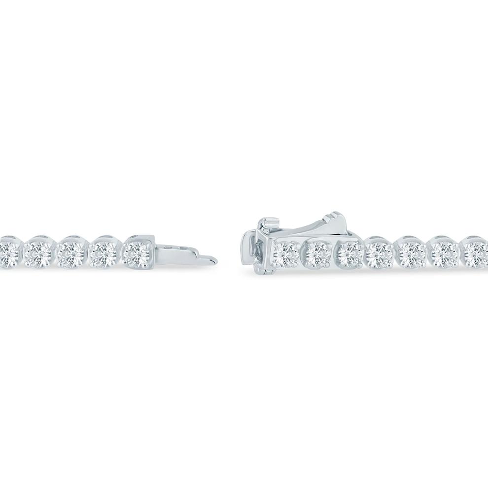 Diamond Tennis Bracelet in 10K White Gold (3 ct. tw.) – Image 2 of 2
