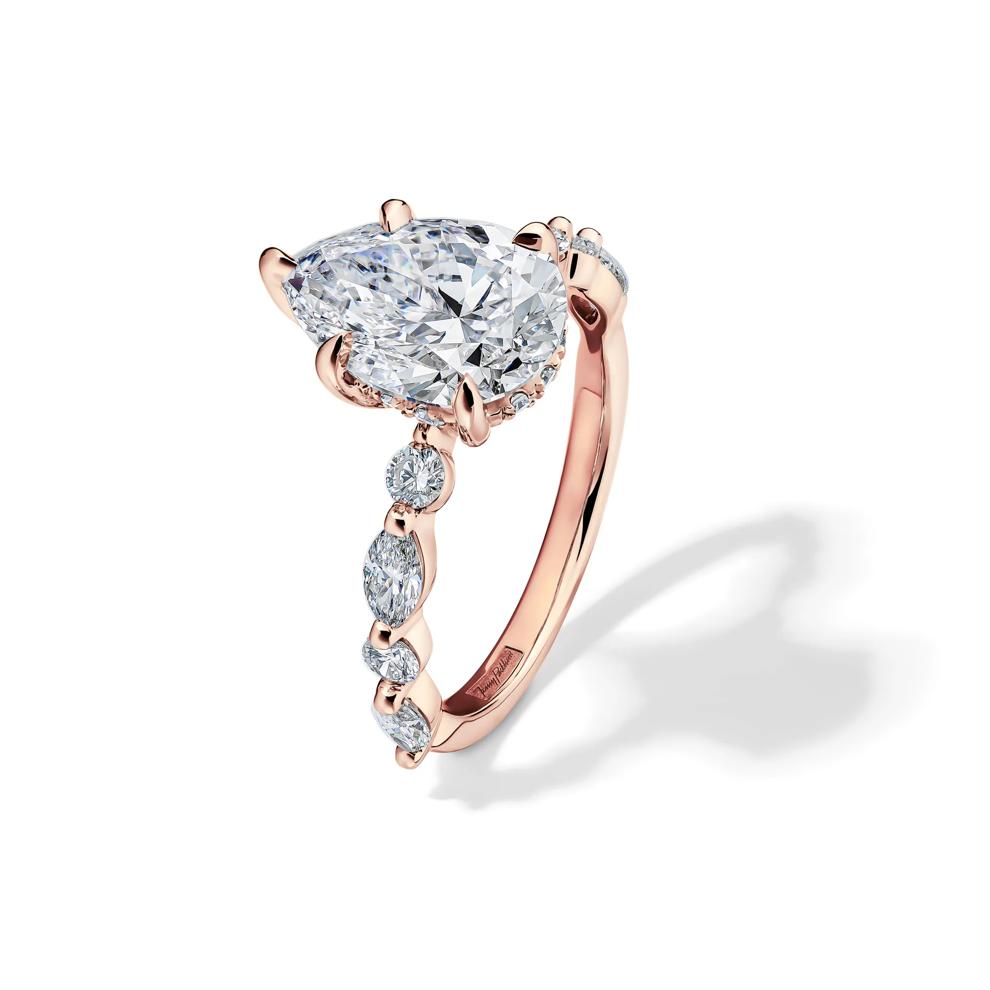 Alma Lab Grown Diamond Engagement Ring in 18K Rose Gold (3 3/4 ct. tw.) – Image 4 of 4