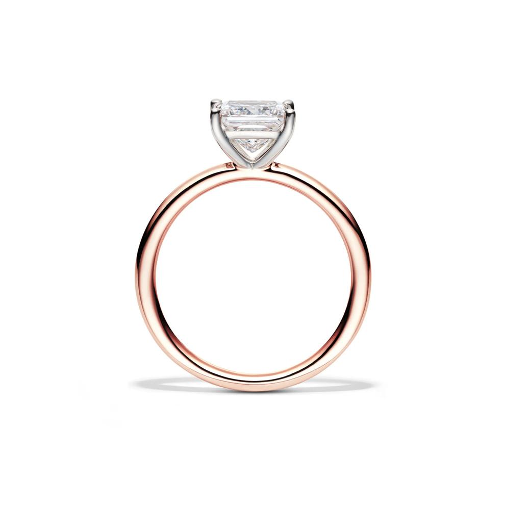 Lab Grown Diamond Princess-Cut Solitaire Engagement Ring in 14K Rose Gold (1 1/2 ct.) – Image 2 of 4
