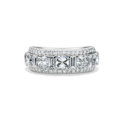 Lab Grown Diamond Multi-Row Anniversary Band in 14K White Gold (3 ct. tw.)