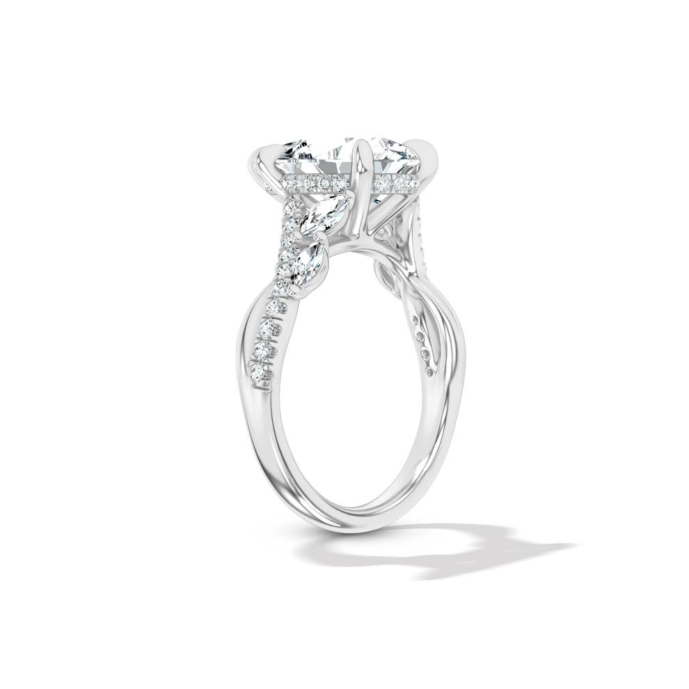 Lab Grown Diamond Pear-Shaped Engagement Ring in 14K White Gold (3 1/2 ct. tw.) – Image 3 of 4