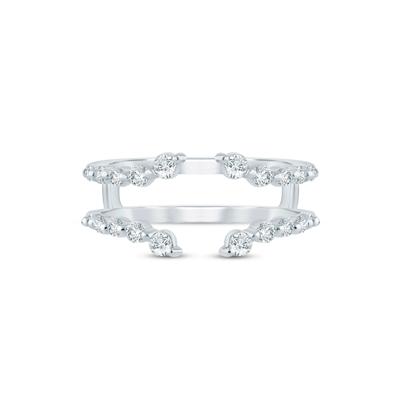 Lab Grown Diamond Open Ring Insert in 14K White Gold (3/8 ct. tw.)