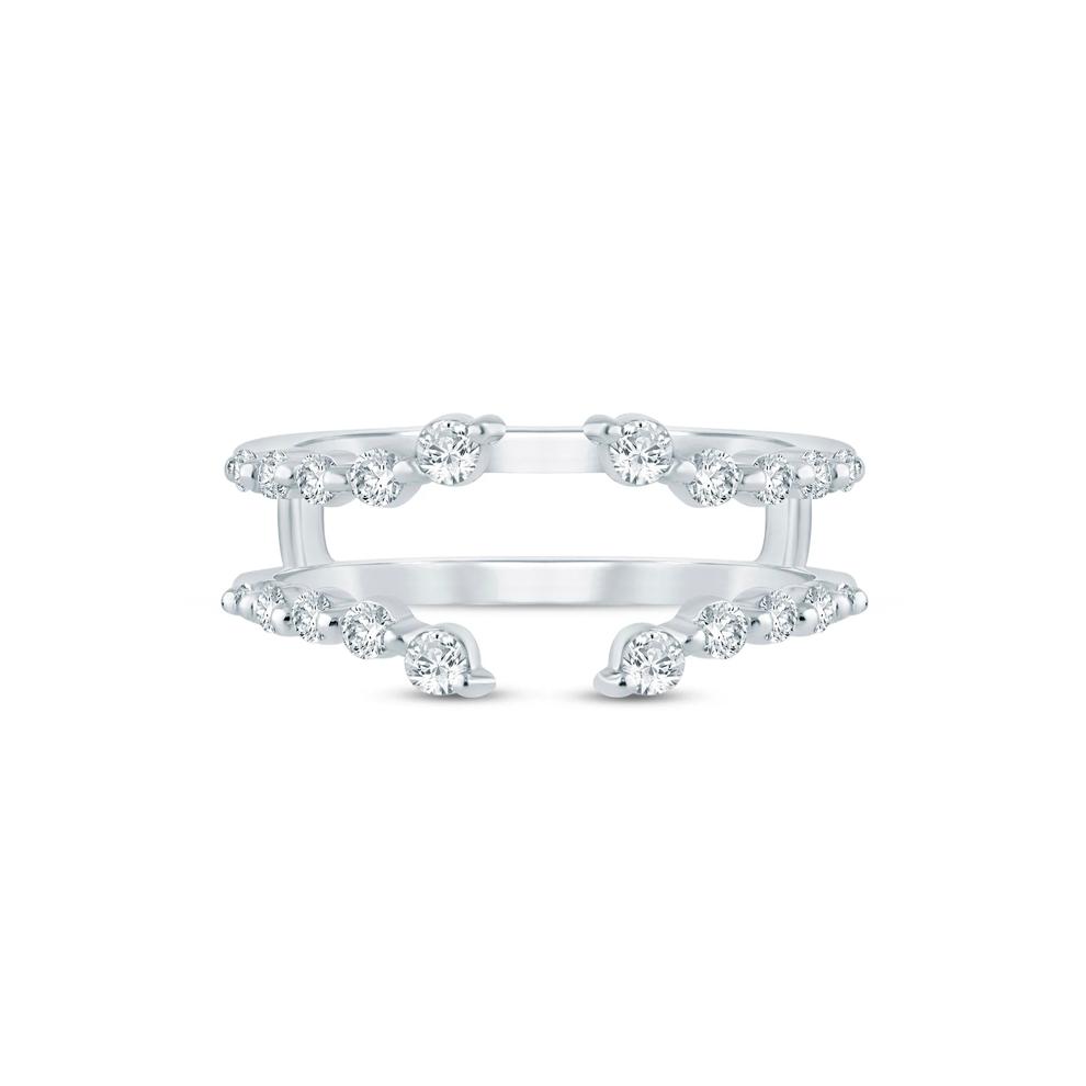 Lab Grown Diamond Open Ring Insert in 14K White Gold (3/8 ct. tw.) – Image 1 of 3