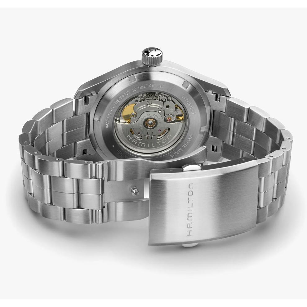 Men's Khaki Field Auto Watch with Stainless Steel Bracelet – Image 2 of 4