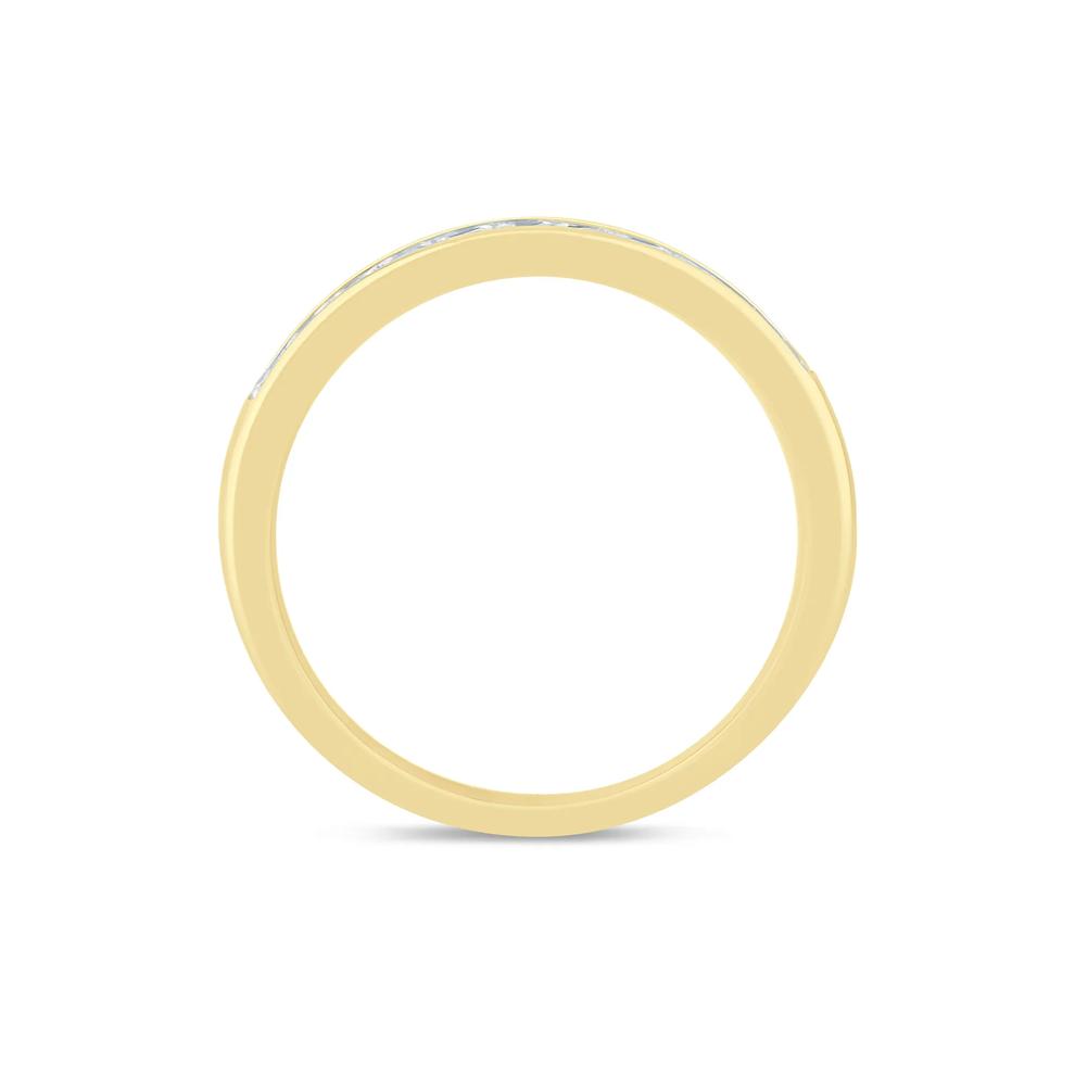 Princess-Cut Diamond Channel-Set Band in 14K Yellow Gold (1/2 ct. tw.) – Image 2 of 3