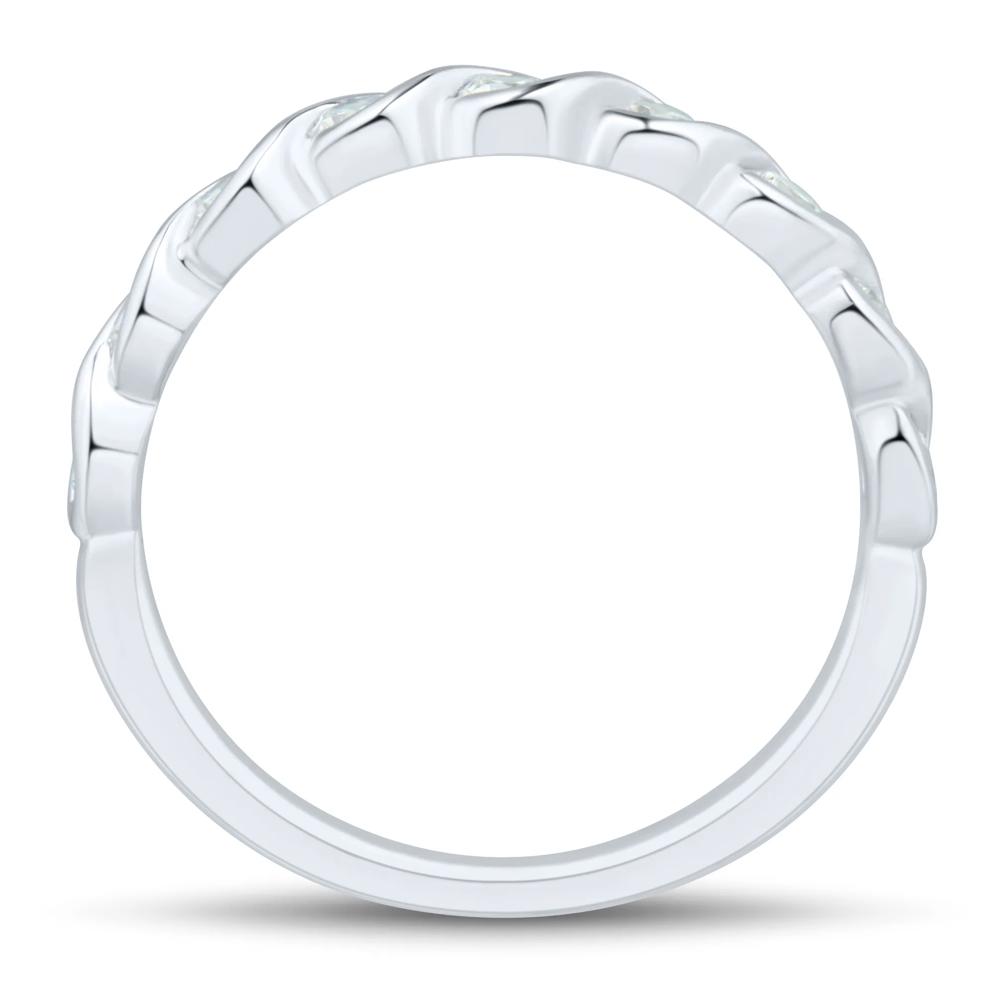 Lab Grown Diamond Band in 10K White Gold (1/2 ct. tw.) – Image 2 of 3