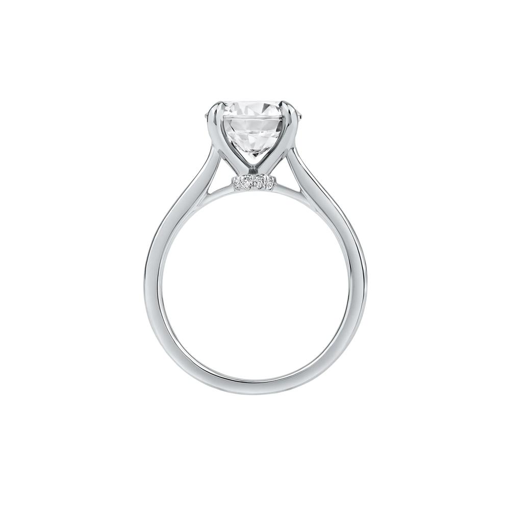 Lab Grown Diamond Solitaire Engagement Ring in Platinum (3 ct. tw.) – Image 2 of 5