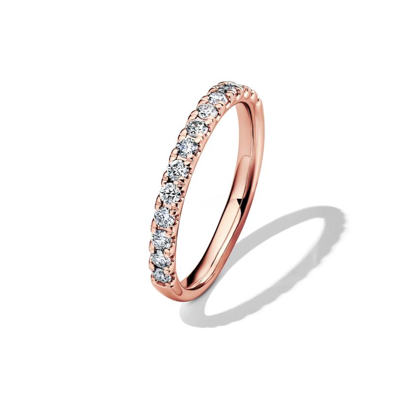 Diamond Bridal Set in 14K Rose Gold &#40;2 ct. tw.&#41; – Image 6 of 7