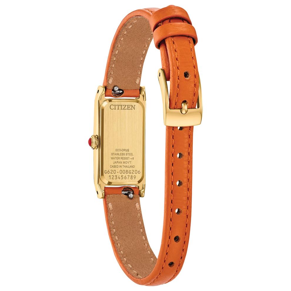 Ladies' Fio Watch in Orange Leather – Image 3 of 3