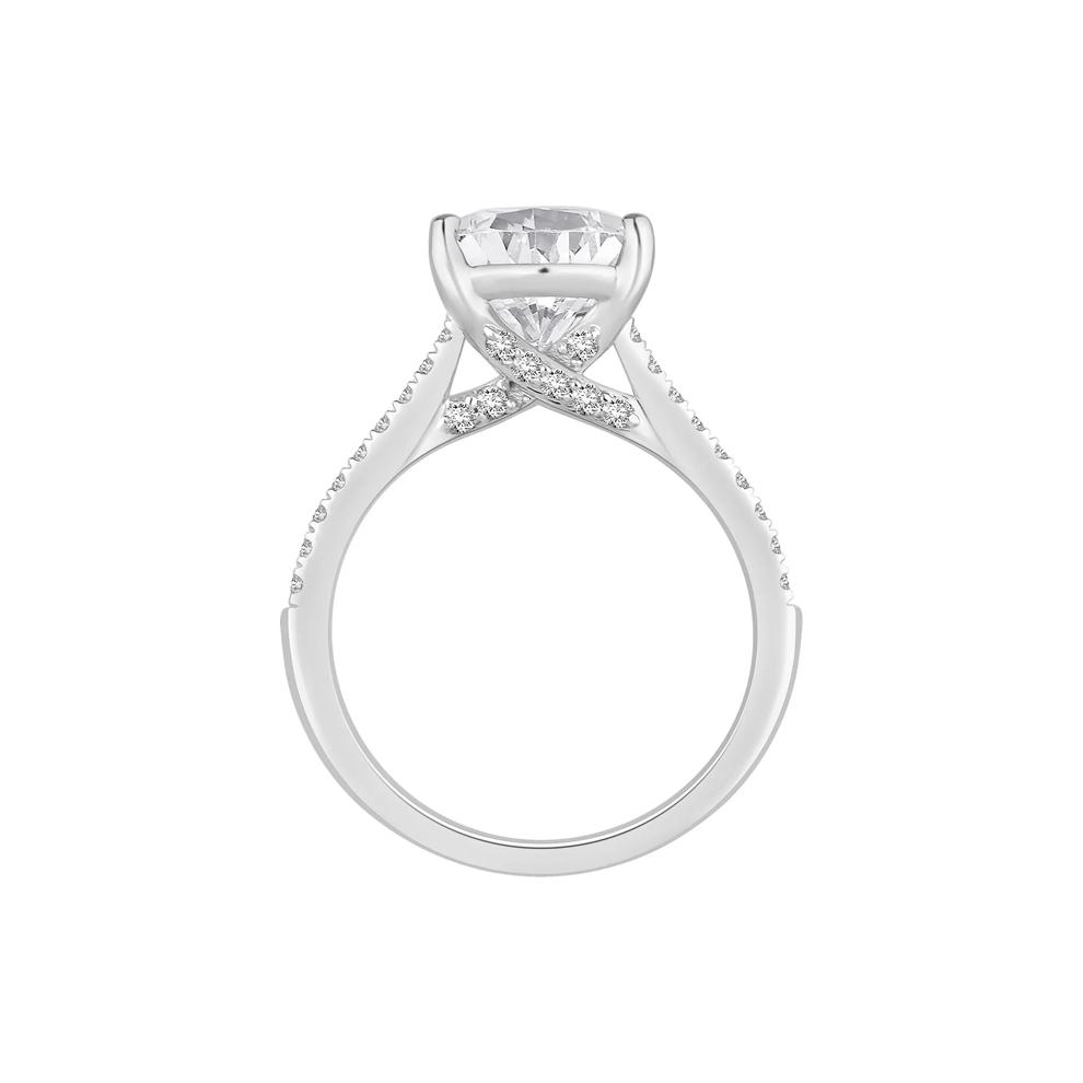 Lab Grown Diamond Pear-Shaped Engagement Ring in 14K White Gold (3 1/2 ct. tw.) – Image 2 of 4