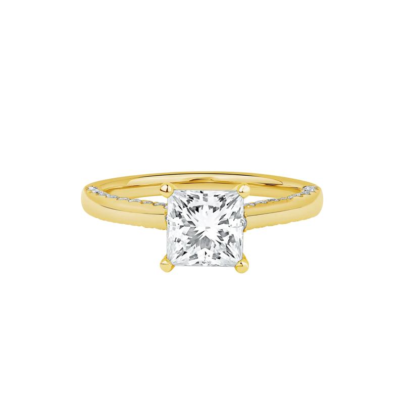 Abigail Lab Grown Diamond Engagement Ring in 14K Yellow Gold &#40;2 ct. tw.&#41; – Image 1 of 5