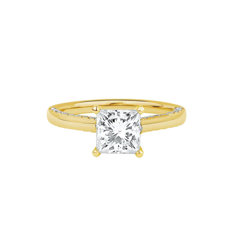 Abigail Lab Grown Diamond Engagement Ring in 14K Yellow Gold (2 ct. tw.) – Image 1 of 5