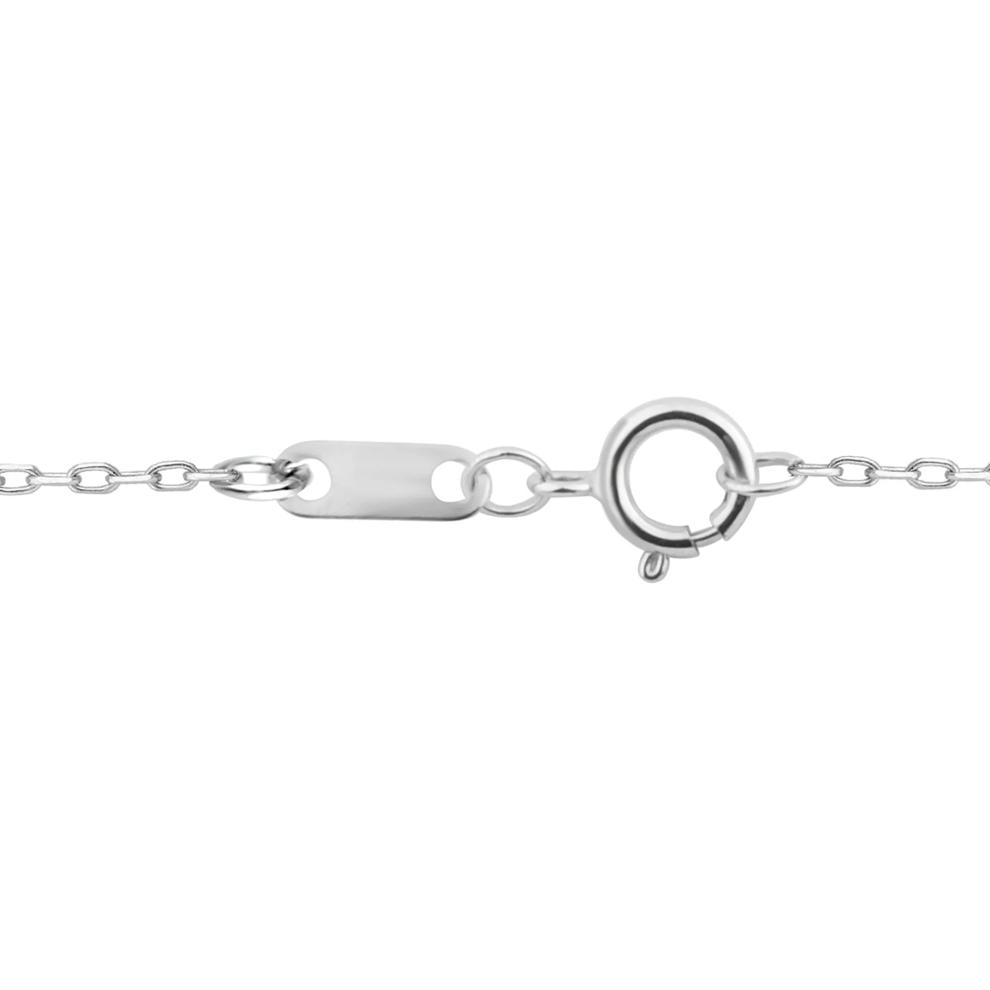 Lab Grown Diamond Pear-Shaped and Round Necklace in 10K White Gold (1 1/2 ct. tw.) – Image 3 of 3