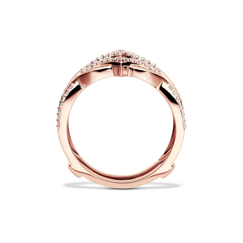 1/5 ct. tw. Diamond Ring Enhancer in 10K Rose Gold – Image 2 of 4