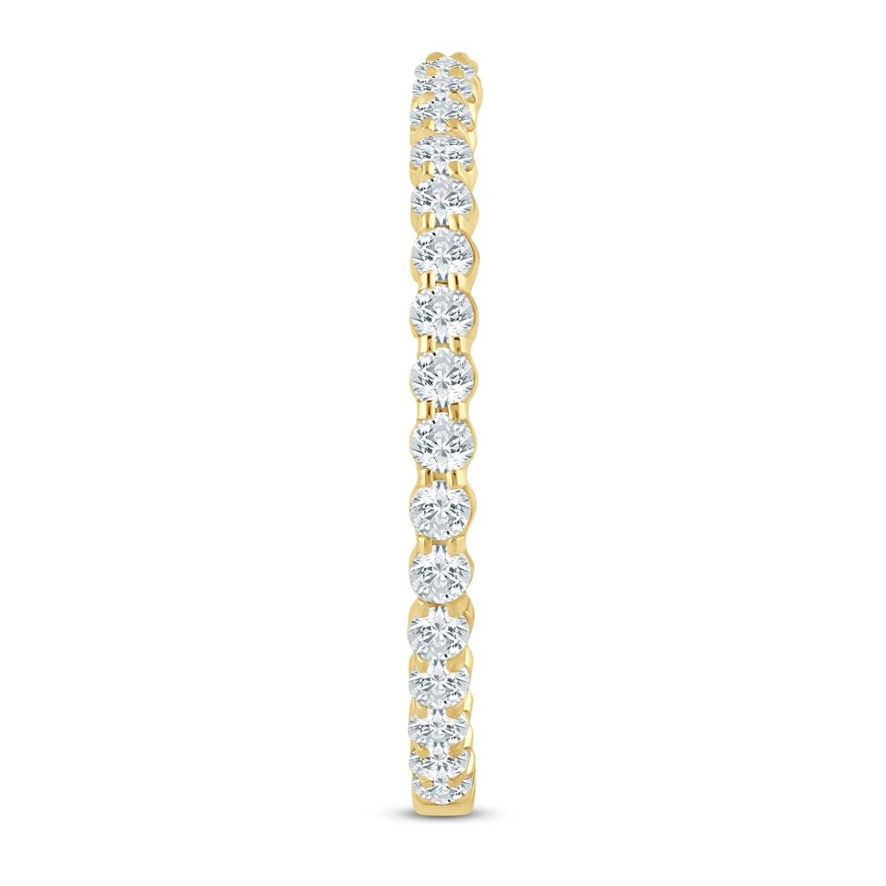 Lab Grown Diamond Round Sizeable Eternity Band in 14K Yellow Gold (1/2 ct. tw.) – Image 3 of 3