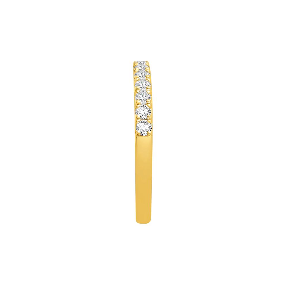 Lab Grown Diamond Anniversary Band in 14K Yellow Gold (1/2 ct. tw.) – Image 3 of 3