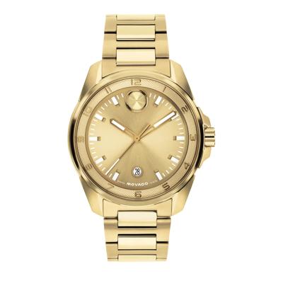 Gent's Verso S Watch in Gold-Tone Stainless Steel