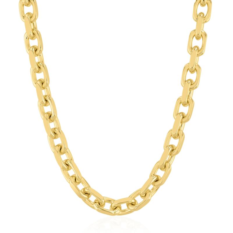 Men&#39;s Anchor Chain in Vermeil, 6MM, 20&quot; – Image 1 of 3