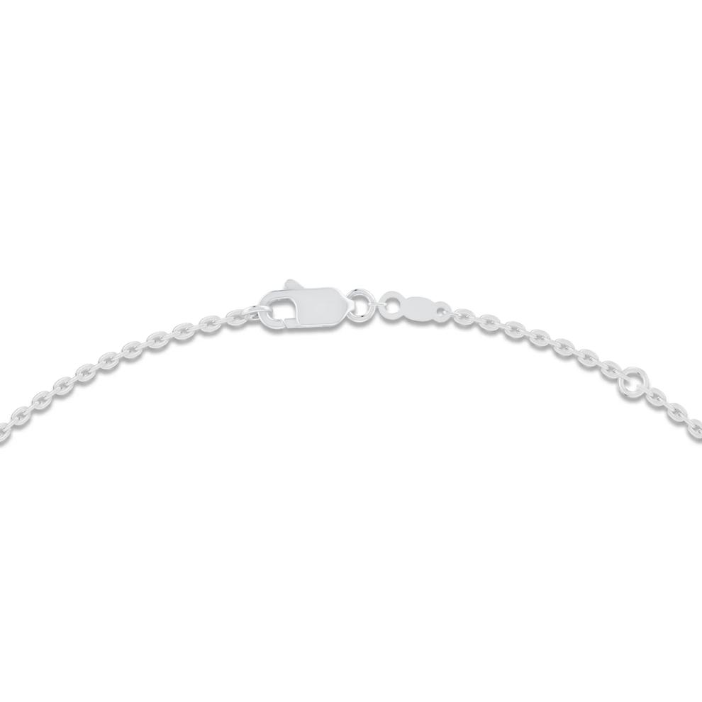 Lab Grown Diamond Pear-Shaped Frontal Necklace in 14K White Gold (2 ct. tw.) – Image 2 of 4