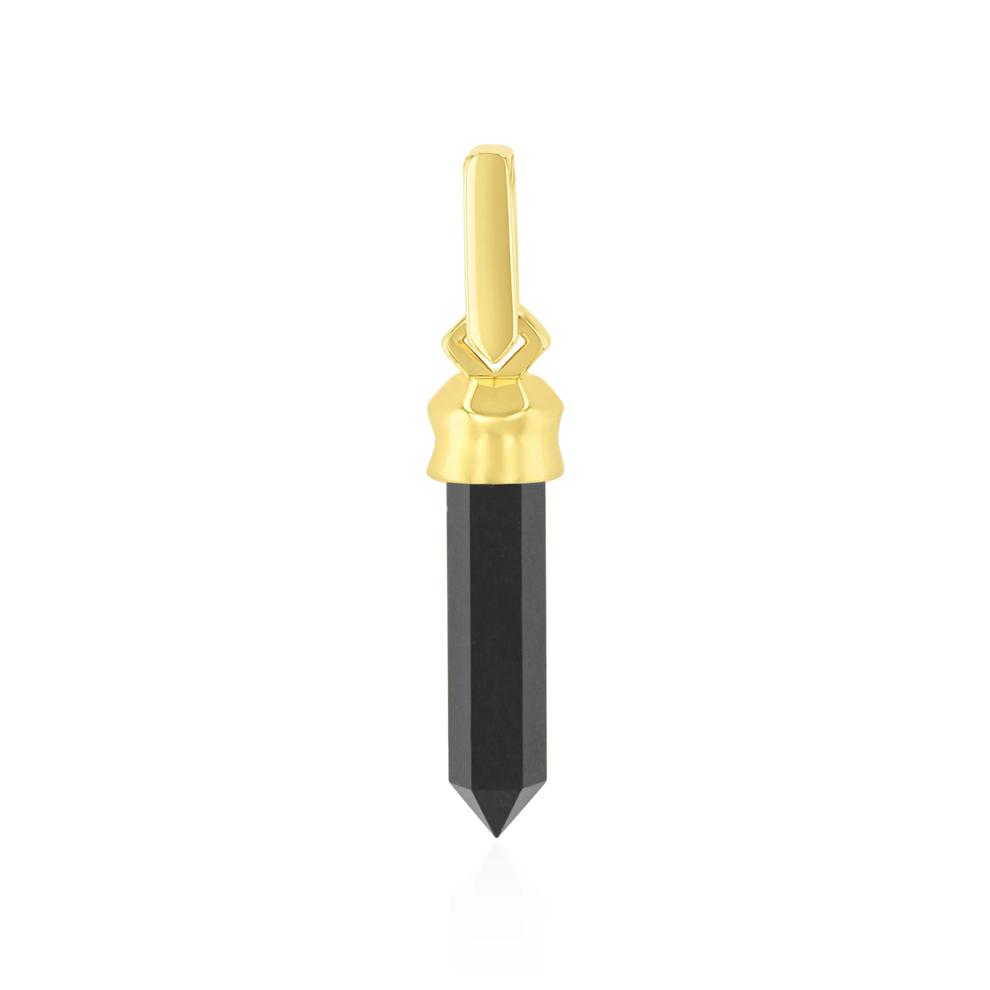 Men's Onyx Crystal Charm in Vermeil – Image 1 of 3