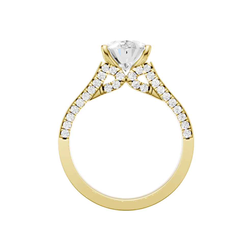 Lexi Lab Grown Diamond Engagement Ring in 14K Yellow Gold (3 1/3 ct. tw.) – Image 3 of 5