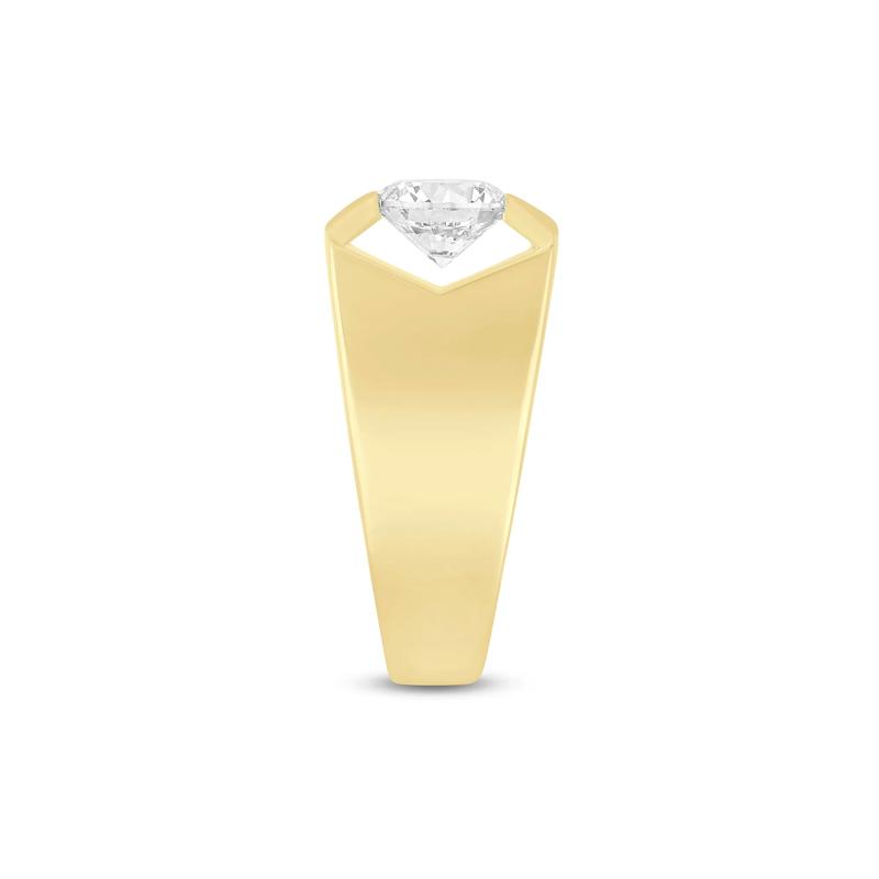 Men&rsquo;s Lab Grown Diamond Wedding Band in 10K Yellow Gold &#40;1 1/2 ct. tw.&#41; – Image 3 of 3