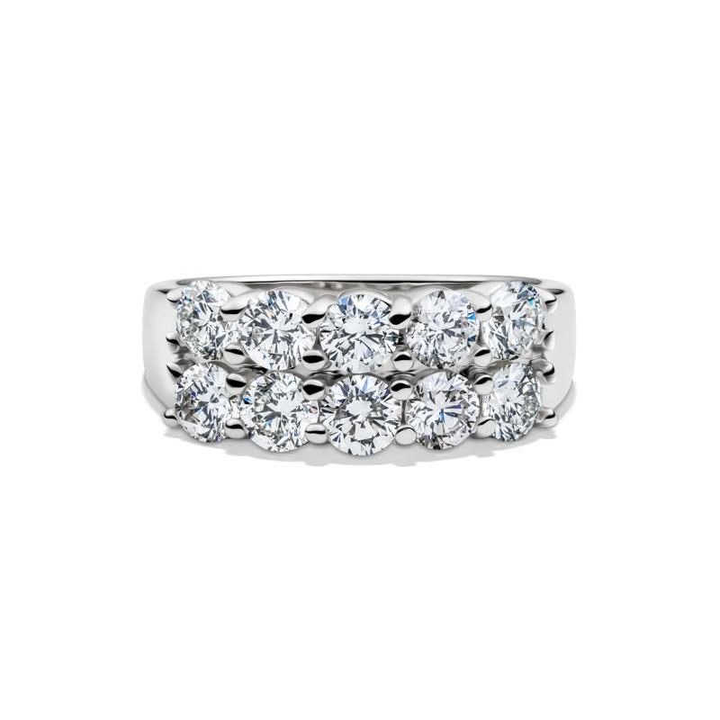 2 ct. tw. Diamond Anniversary Band in 14K White Gold – Image 1 of 4