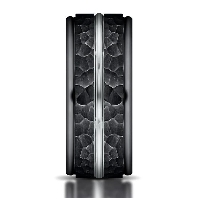 Men&#39;s Band in Black Cobalt, 8MM – Image 3 of 3