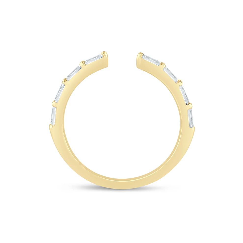 Lab Grown Diamond Open Band in 14K Yellow Gold (1/4 ct. tw.) – Image 2 of 3