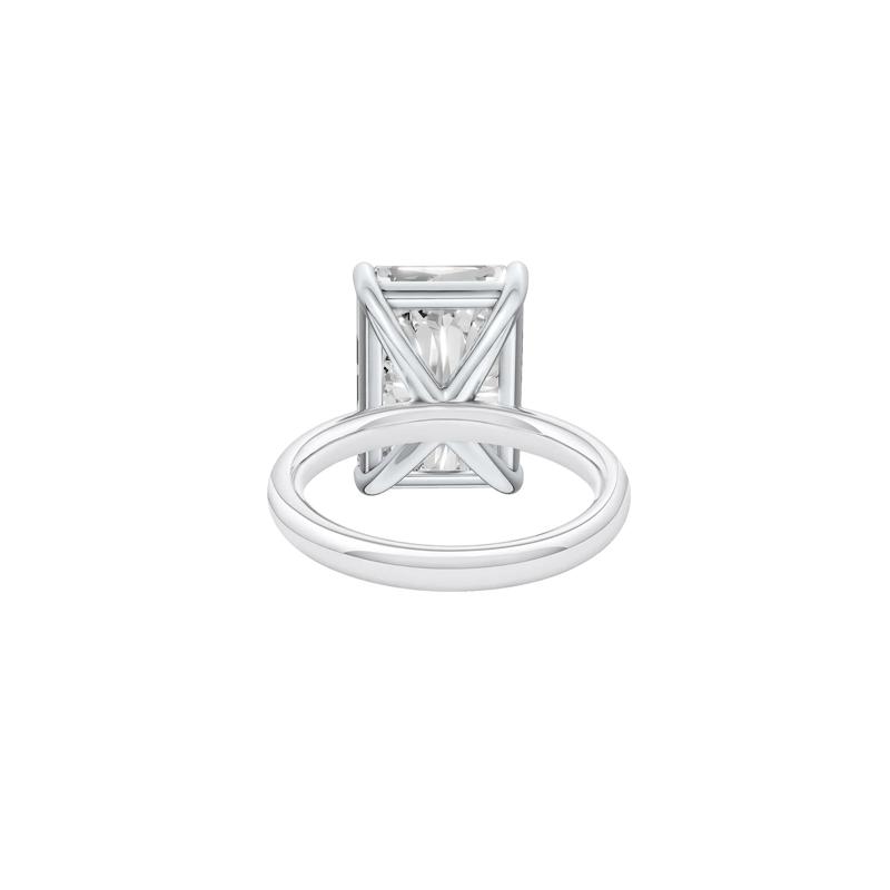 Lab Grown Diamond Radiant-Cut Solitaire Ring in 14K White Gold &#40;7 ct.&#41; – Image 4 of 4