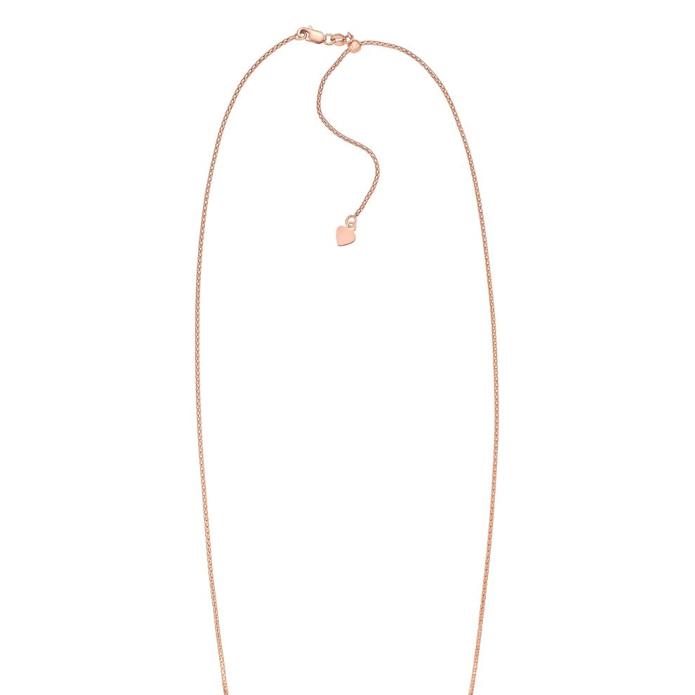 Solid Popcorn Chain in 14K Rose Gold, 1mm, 22" – Image 2 of 3