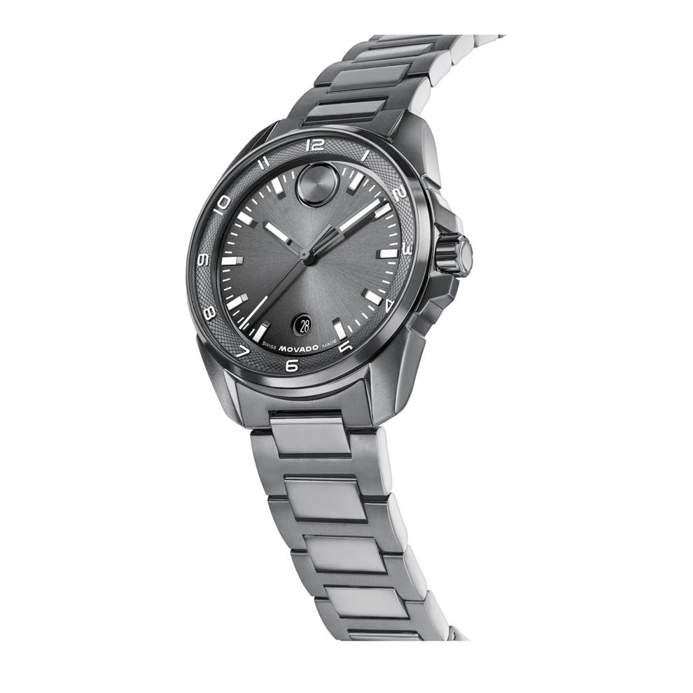 Men's Verso S Watch in Grey Ion-Plated Stainless Steel – Image 2 of 3