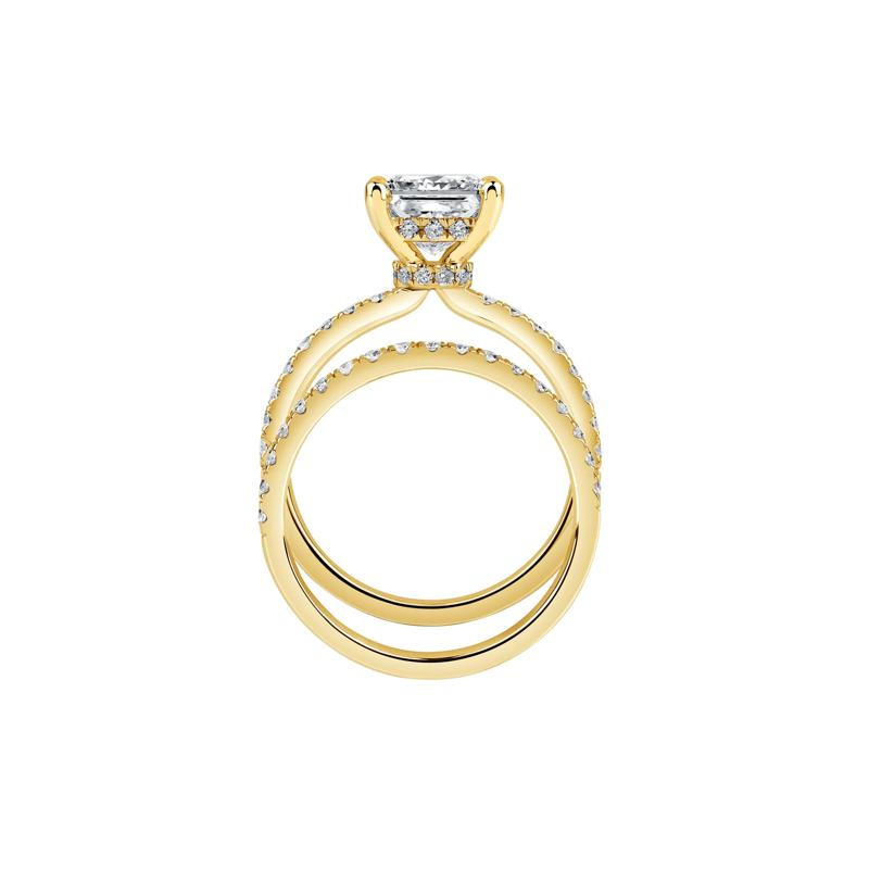 Charlotte Lab Grown Diamond Engagement Ring Set in 14K Yellow Gold (2 3/4 ct. tw.) – Image 2 of 4