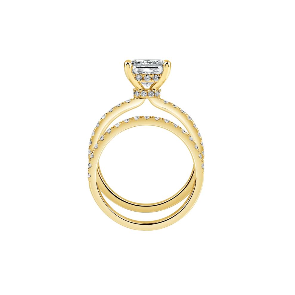 Charlotte Lab Grown Diamond Engagement Ring Set in 14K Yellow Gold (2 3/4 ct. tw.) – Image 2 of 4