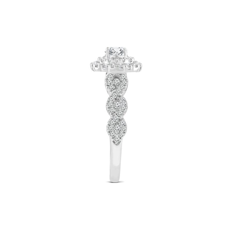 Lab Grown Diamond Engagement Ring in 10K White Gold &#40;1 ct. tw.&#41; – Image 3 of 3