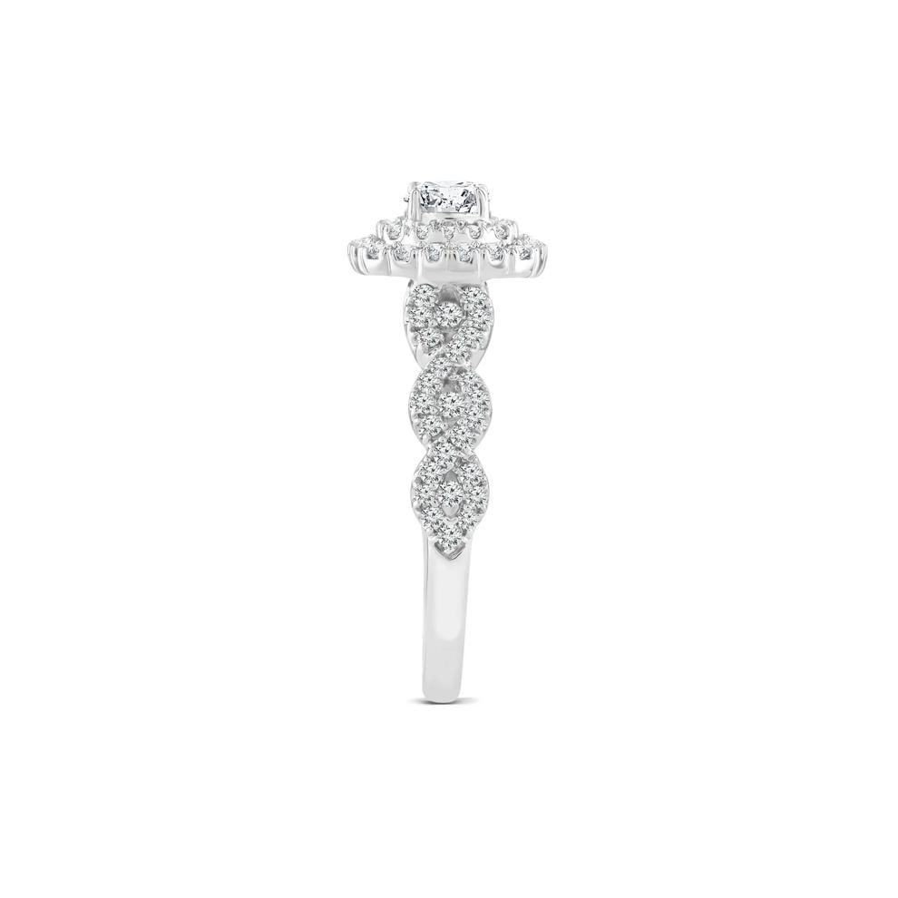 Lab Grown Diamond Engagement Ring in 10K White Gold (1 ct. tw.) – Image 3 of 3