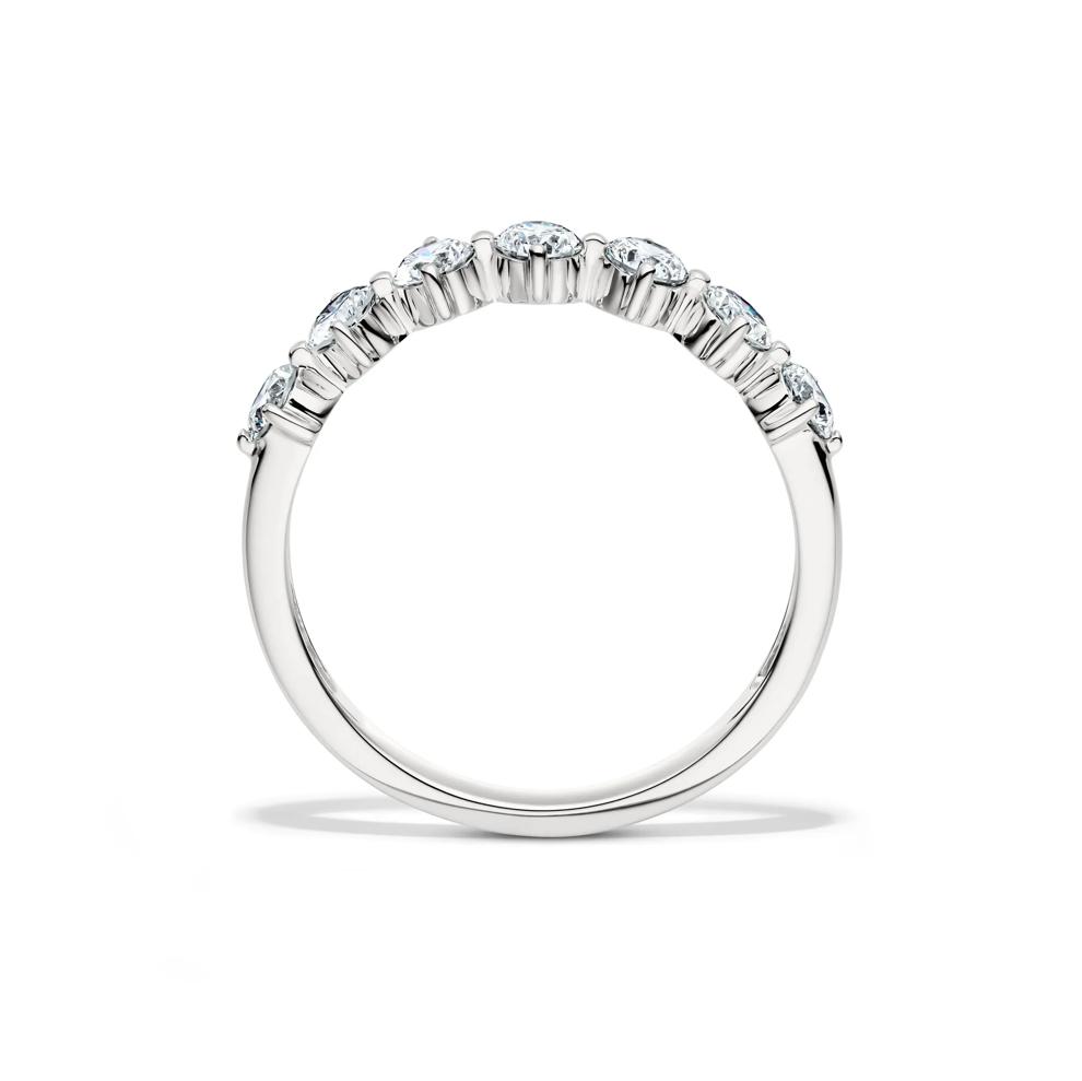 Lab Grown Diamond Seven-Stone Band in 10K White Gold (3/4 ct. tw.) – Image 3 of 4