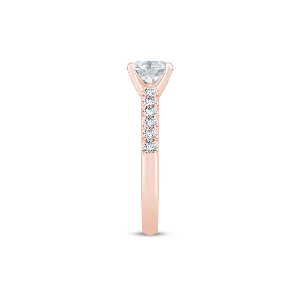 Lab Grown Diamond Semi-Mount Ring in 14K Rose Gold (1/2 ct. tw.) – Image 5 of 6