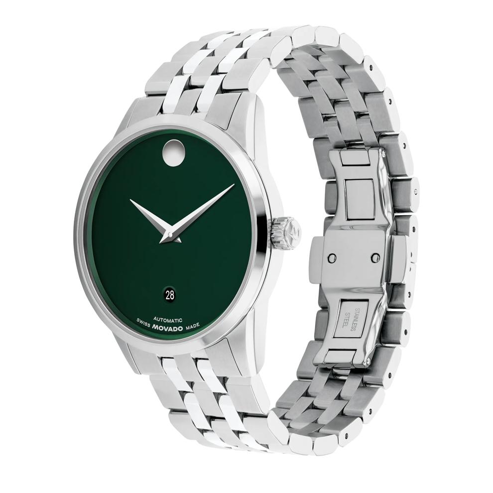 Gents Museum Classic Watch With a Black Dial and Stainless Steel Bracelet – Image 2 of 3